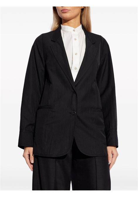 Black single-breasted blazer - women FORTE FORTE | 123188005